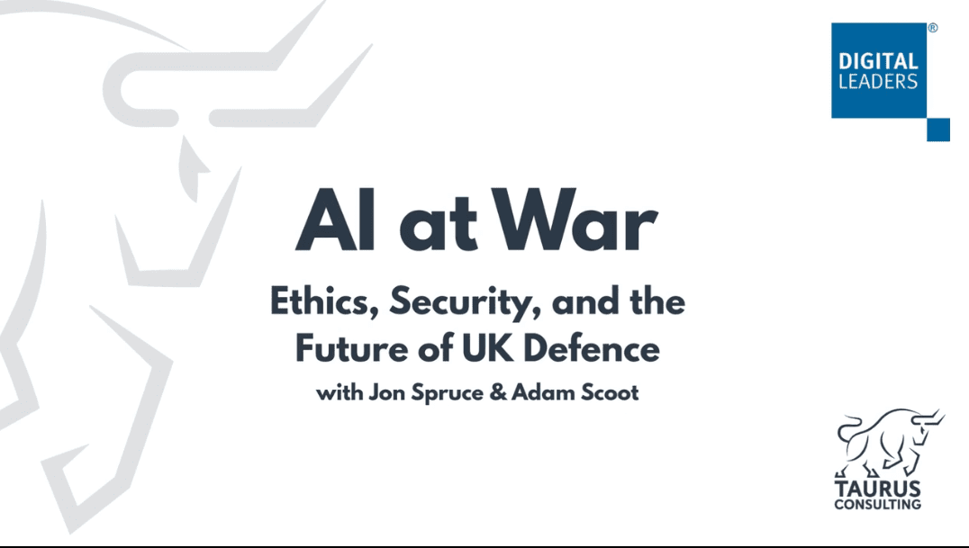 Webinar - AI at War: Ethics, Security, and the Future of UK Defence